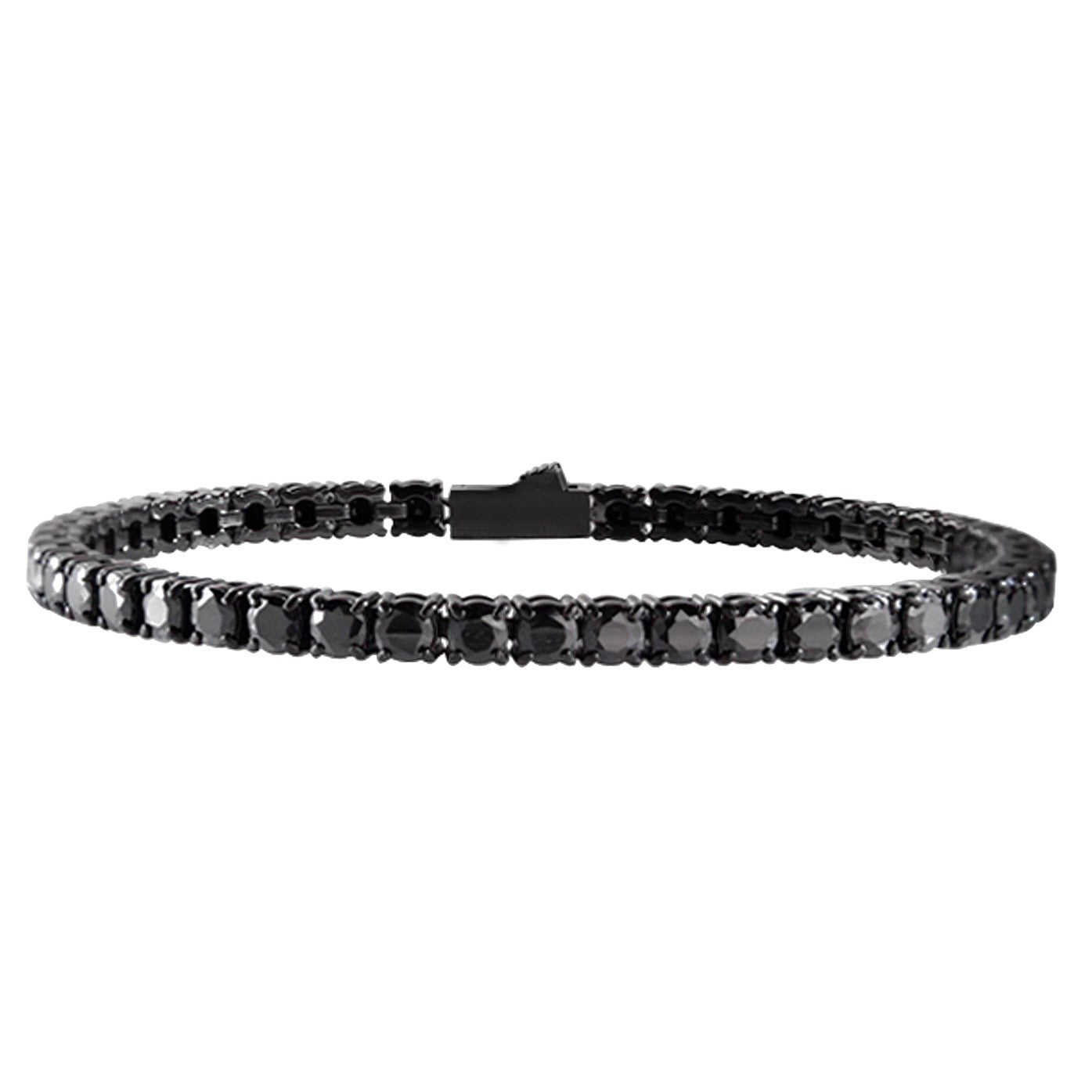 tennis-bracelet-all-black-diamond-luxury-mens-bracelet