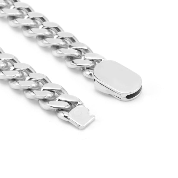 Miami Cuban Link bracelet 8mm steel | Emils Jewellery Online Shop