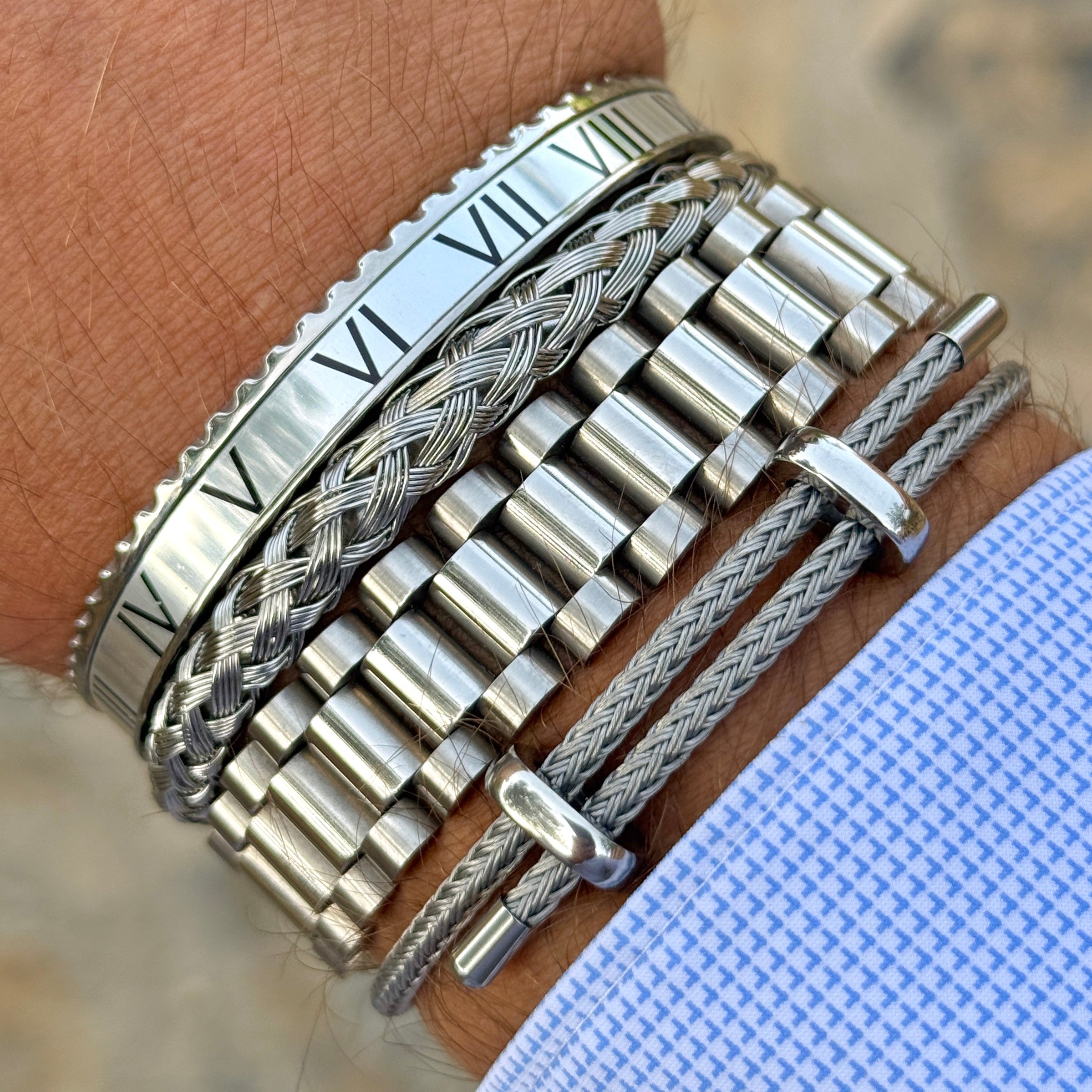 Pulsera President de acero de Emils Jewellery Pulsera Emils Jewellery Tienda online Armband Schmuck Präsident Premium Joyería resistente al agua