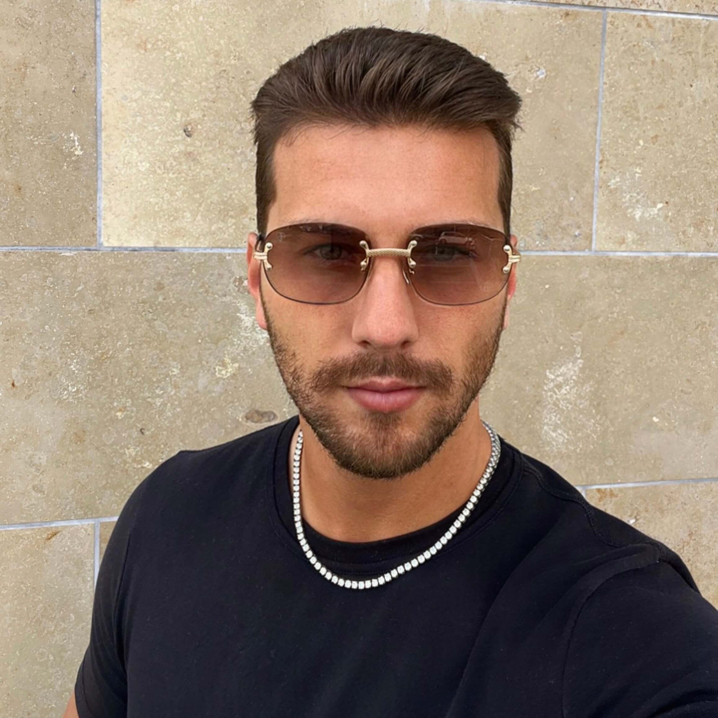 Tennis chain white diamond style Kette Emils Jewellery Online Shop