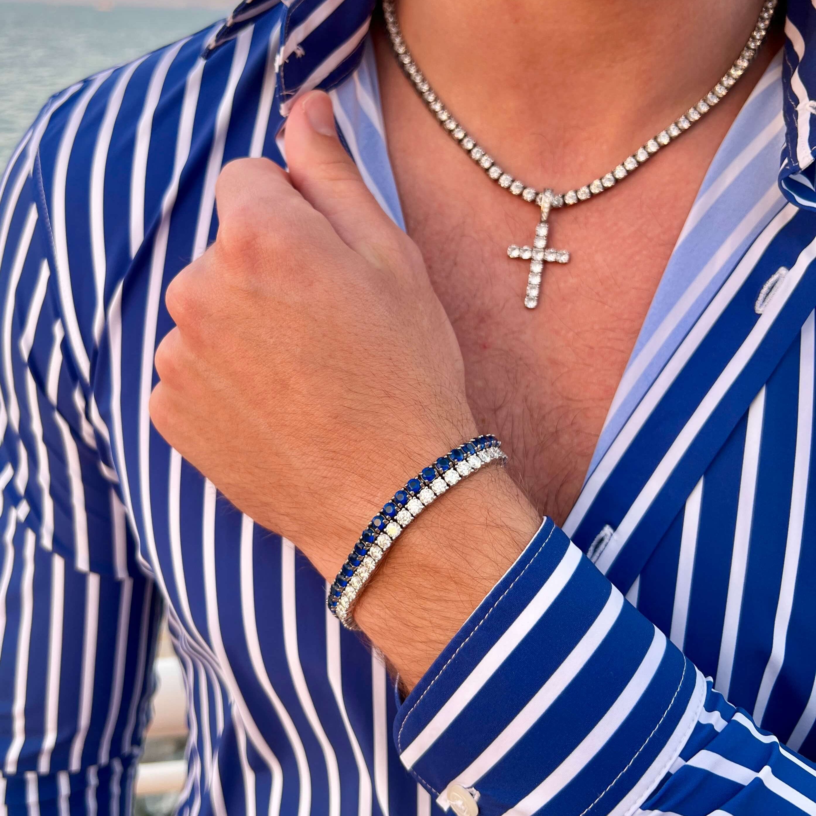 Tennis bracelet white diamond style Emils Jewellery Online Shop Armband