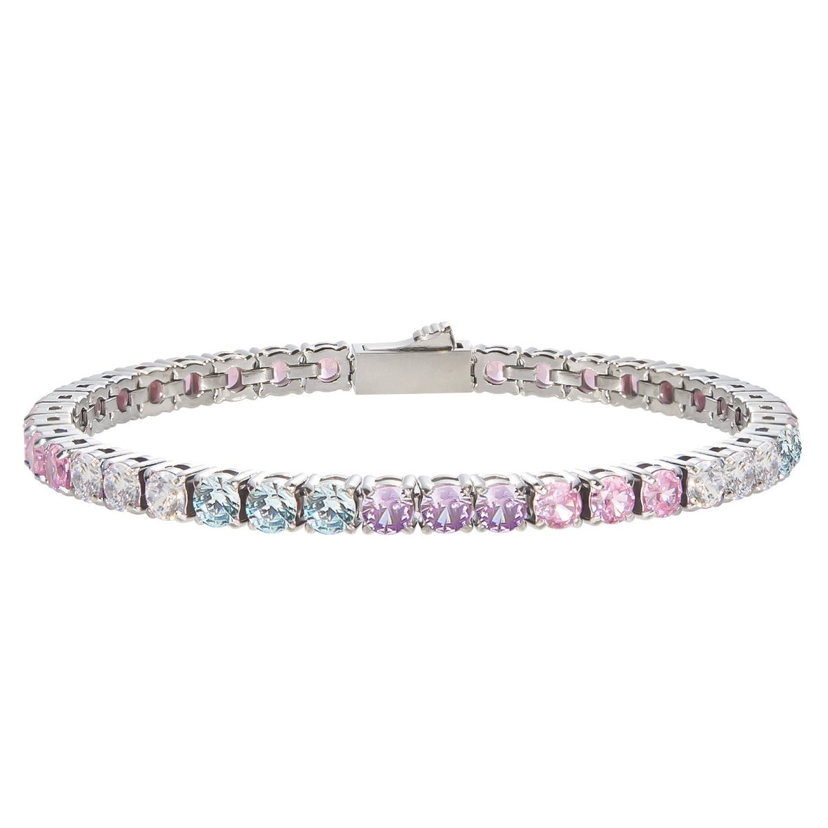 Tennis bracelet cotton candy 4mm | Premium bracelet Online Shop