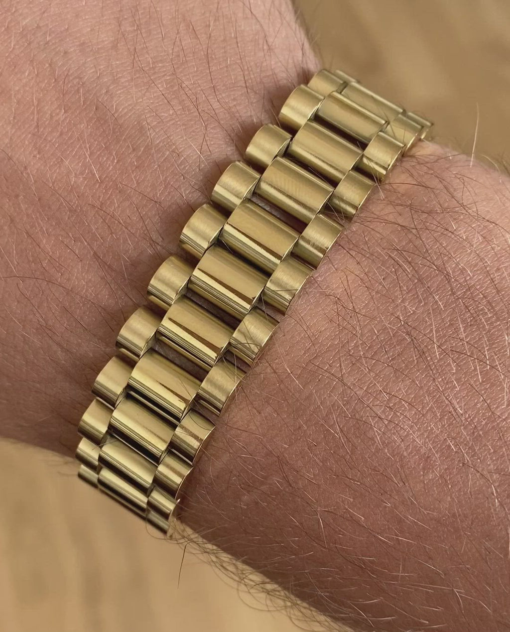 Emils Jewellery Gold President bracelet