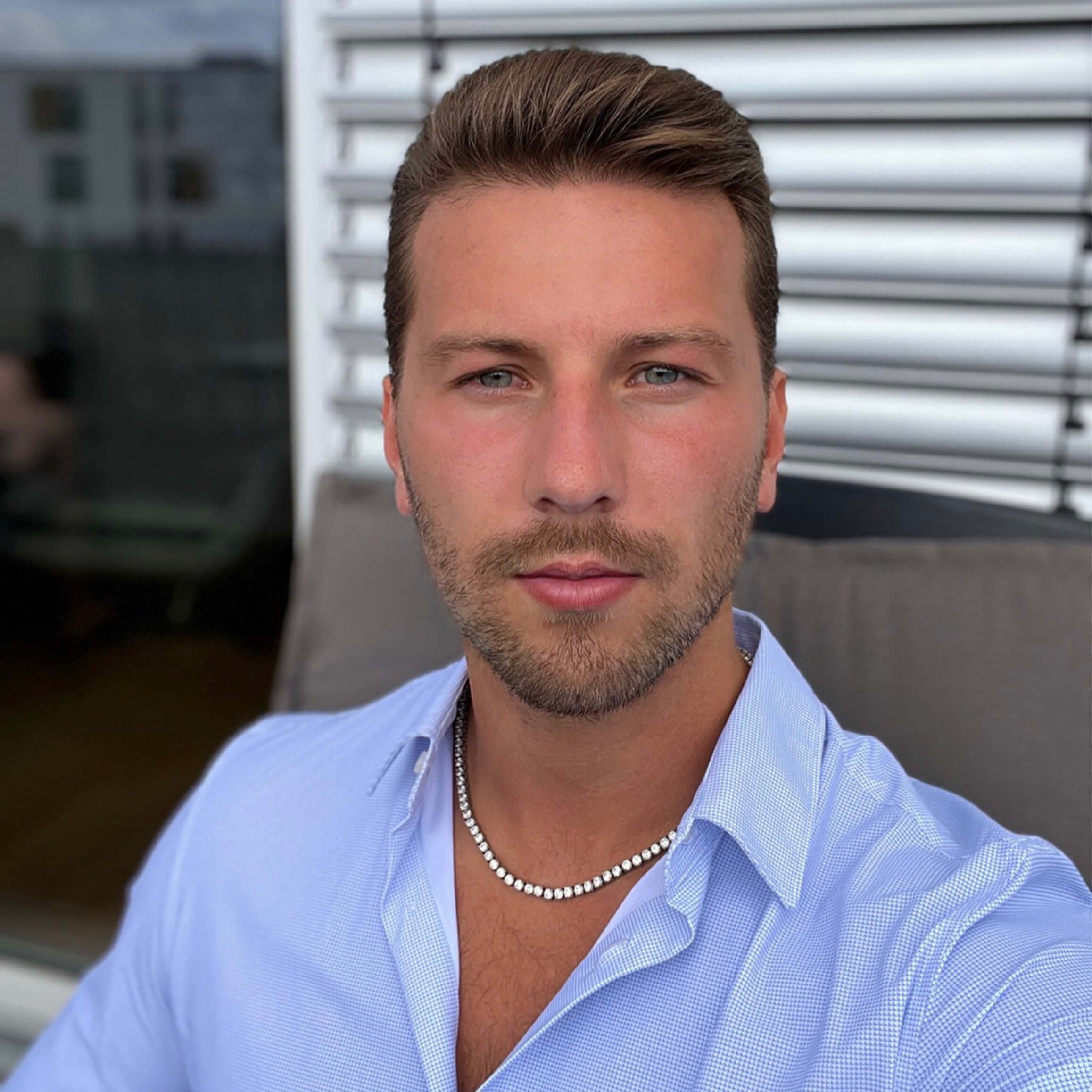 Tennis chain white diamond style Kette Emils Jewellery Online Shop