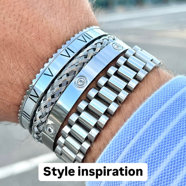 Roman Speed bracelet silver edition style inspiration Emils Jewellery Online Shop