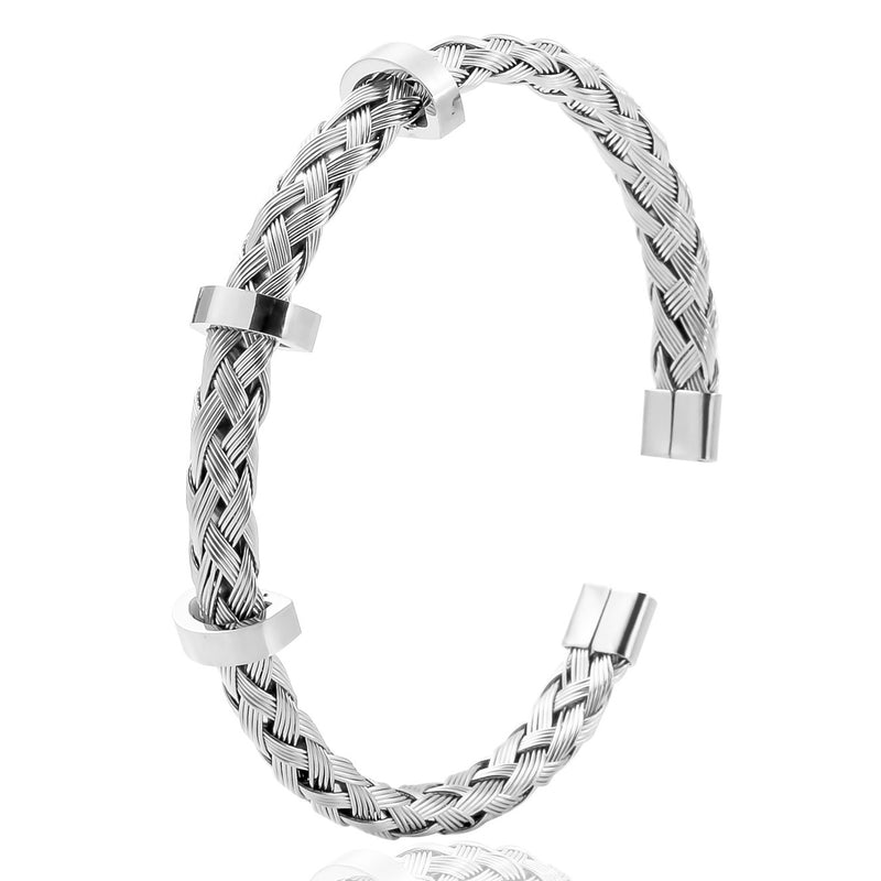 Trinity Titan bangle acier Emils Jewellery Boutique en ligne