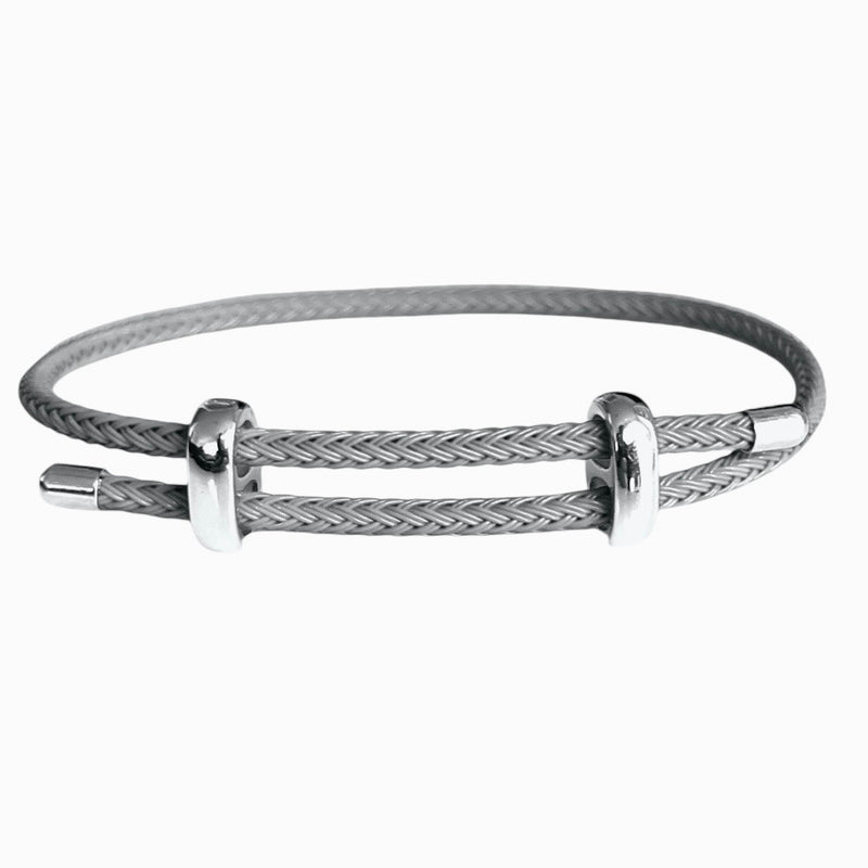 Woven steel Seilarmband Silber Edition | Emils Jewellery Online Shop