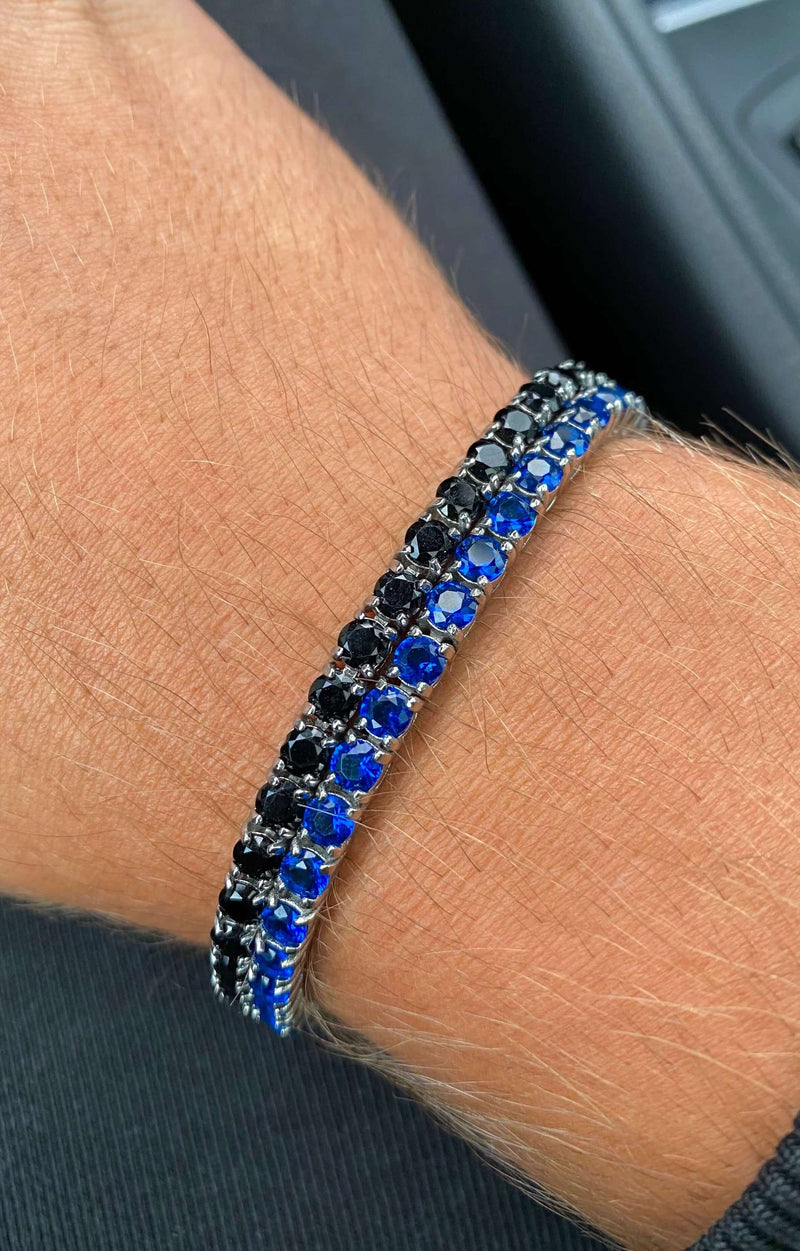 Tennis bracelet black diamond style Emils Jewellery Online Shop Armband
