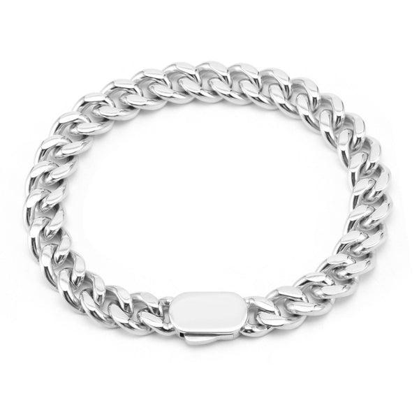 Miami Cuban Link bracelet 8mm steel | Emils Jewellery Online Shop