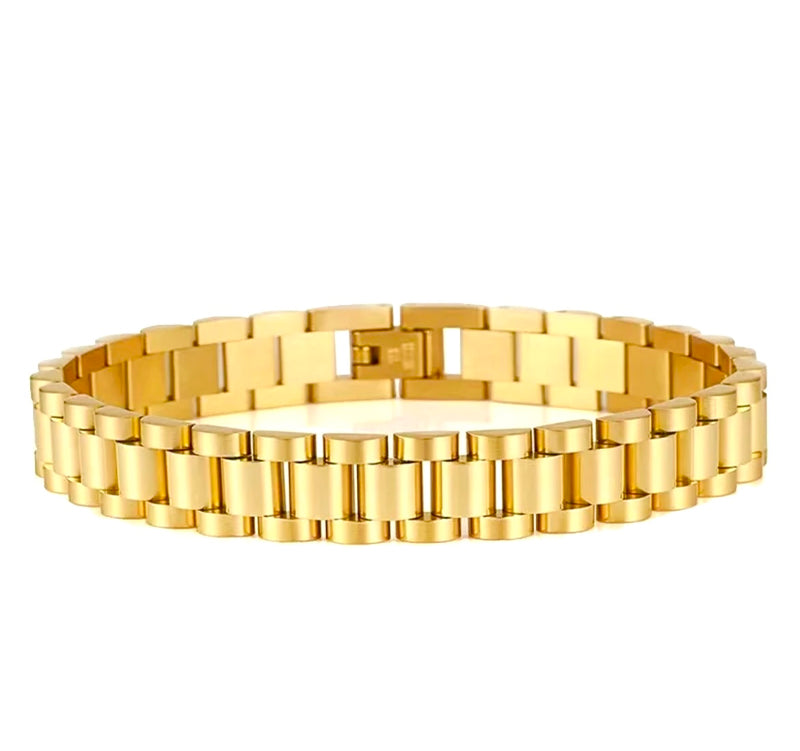President bracelet gold thin | Emils Jewellery Online Shop
