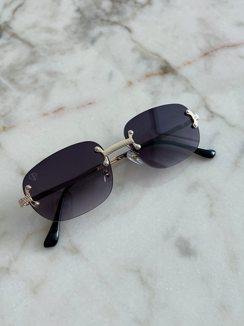 Sunglasses smoke gray vintage style sunglasses Emils Jewellery