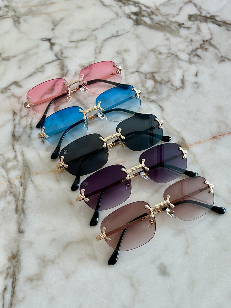 All colors of the Emils Jewellery vintage style sunglasses