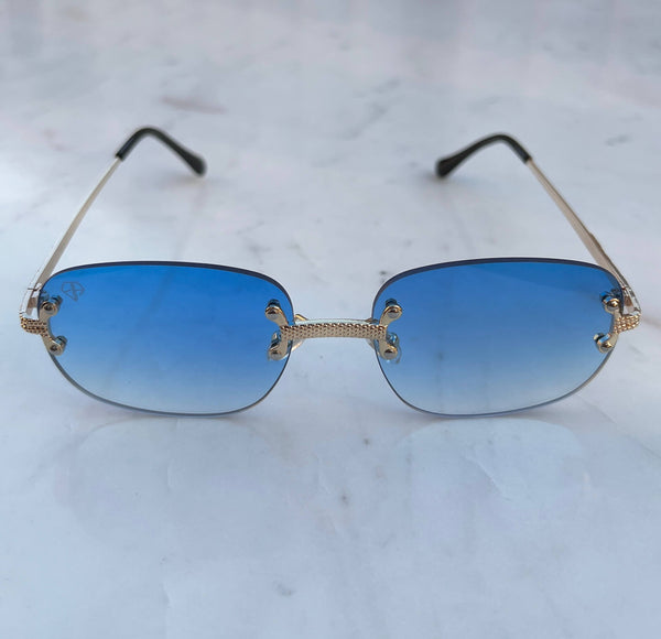 Sunglasses skyblue vintage style Emils Jewellery