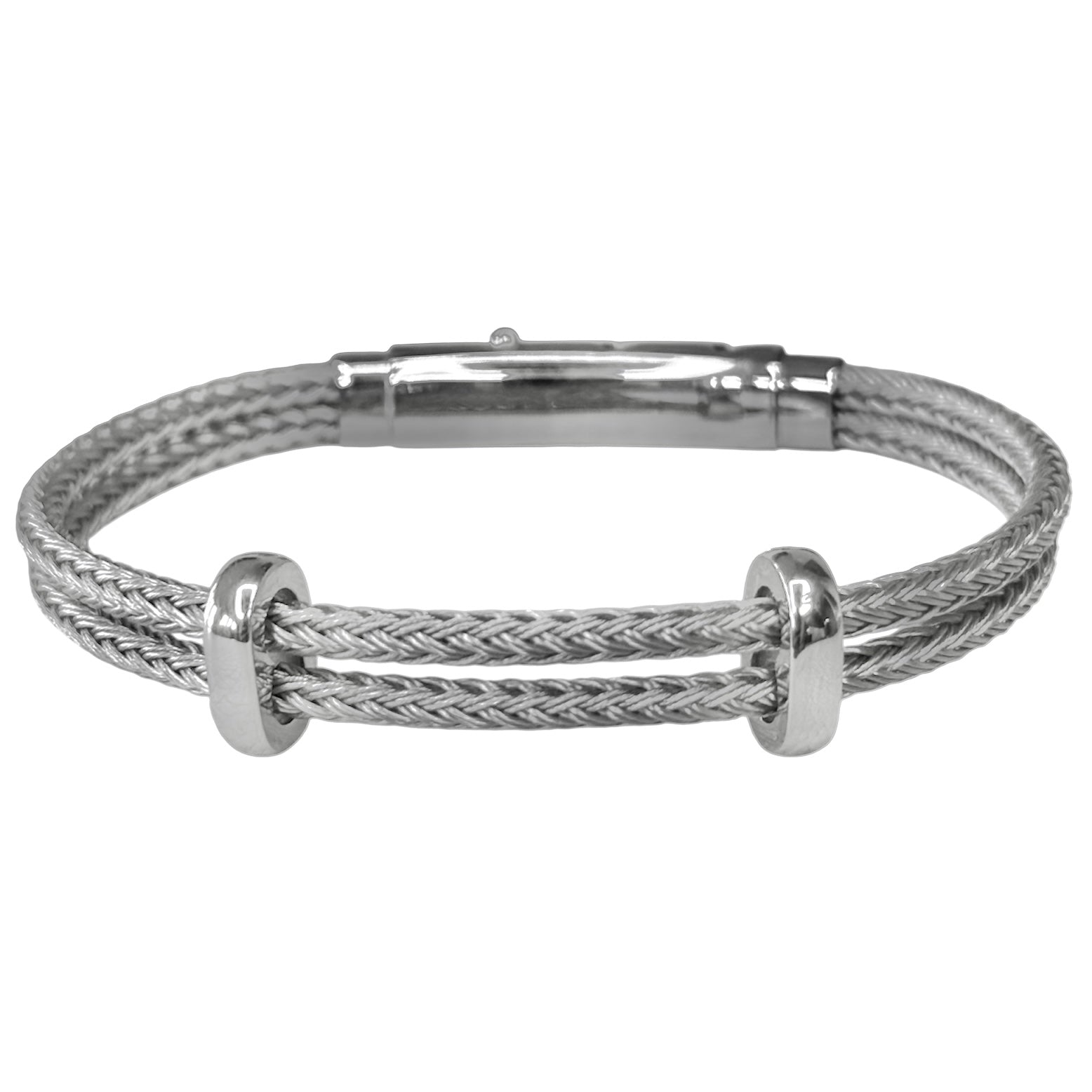 Woven steel rope bangle Emils Jewellery Online Shop bracelet