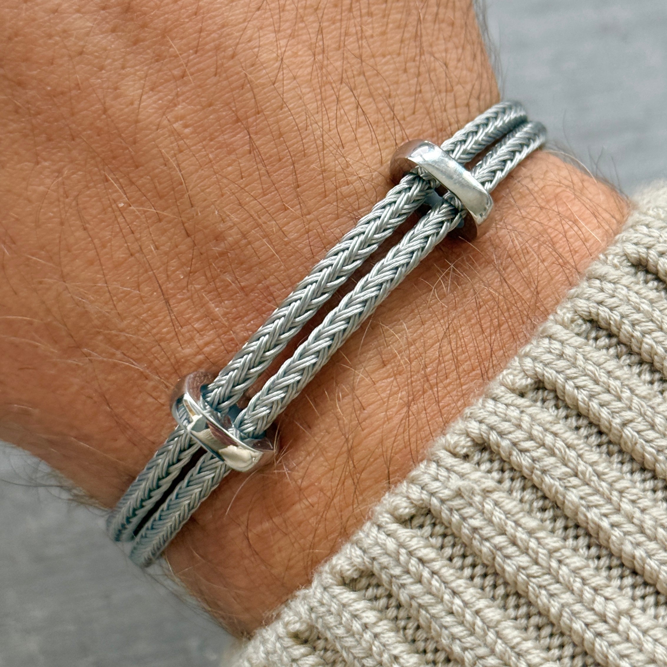 Woven steel rope bangle Emils Jewellery Online Shop bracelet