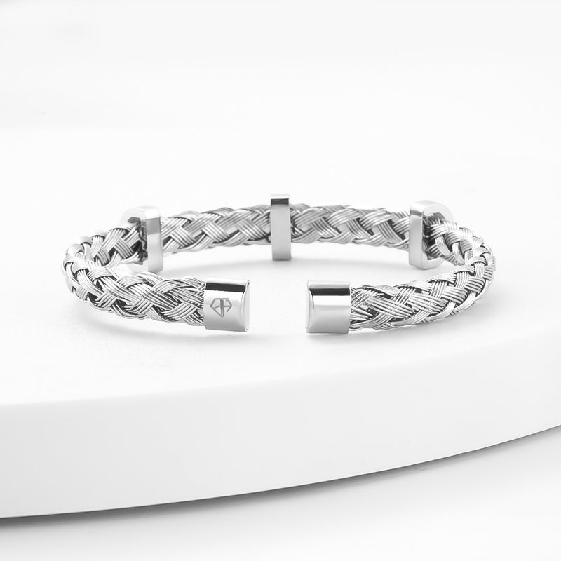 Trinity Titan bangle acier Emils Jewellery Boutique en ligne