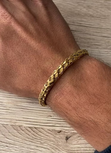 Emils Jewellery titan bangle gold bracelet