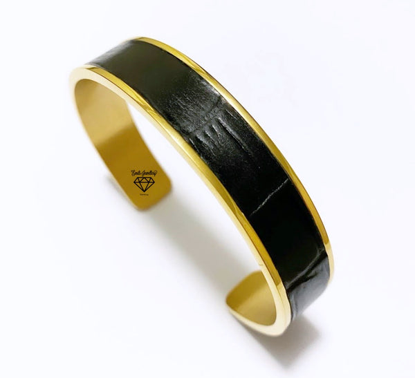 Sobek bracelet gold black