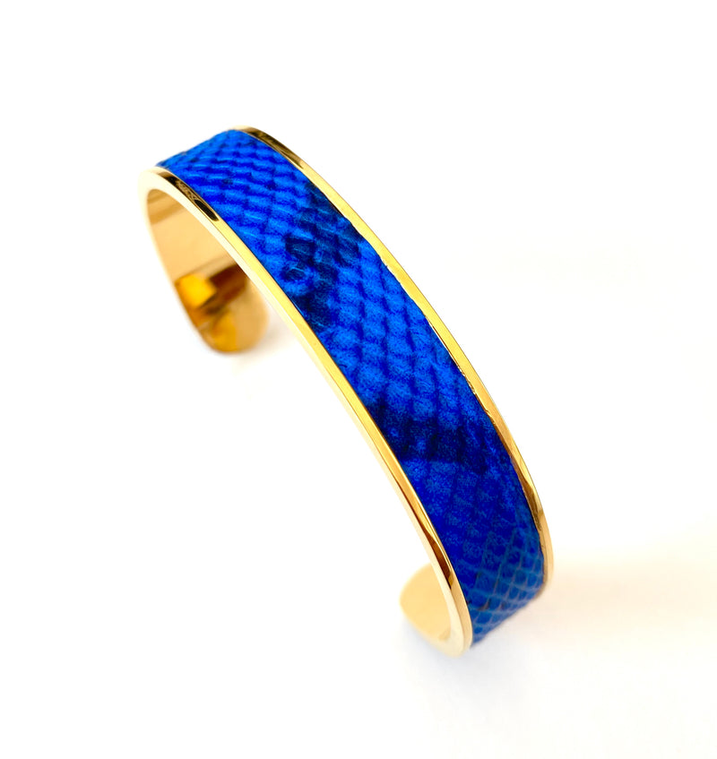 Apophis bracelet blue gold