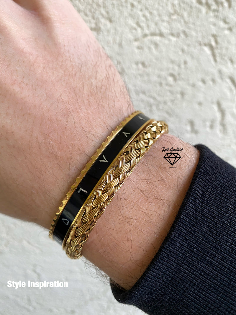 Arabic-Hindu Speed bracelet gold black